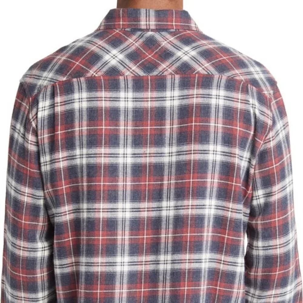 Rails Men's Lennox Plaid Button-Up Lightweight Flannel Shirt SZ XXL